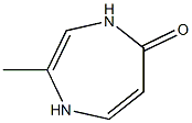 2-Methyl-1,4-dihydro-5H-1,4-diazepin-5-one Struktur