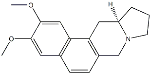 (10aR)-2,3-Dimethoxy-7,8,9,10,10a,11-hexahydro-7a-aza-7aH-cyclopenta[b]phenanthrene Struktur