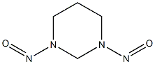 1,3-Dinitrosohexahydropyrimidine Struktur