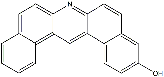 3-Hydroxydibenz[a,j]acridine Struktur