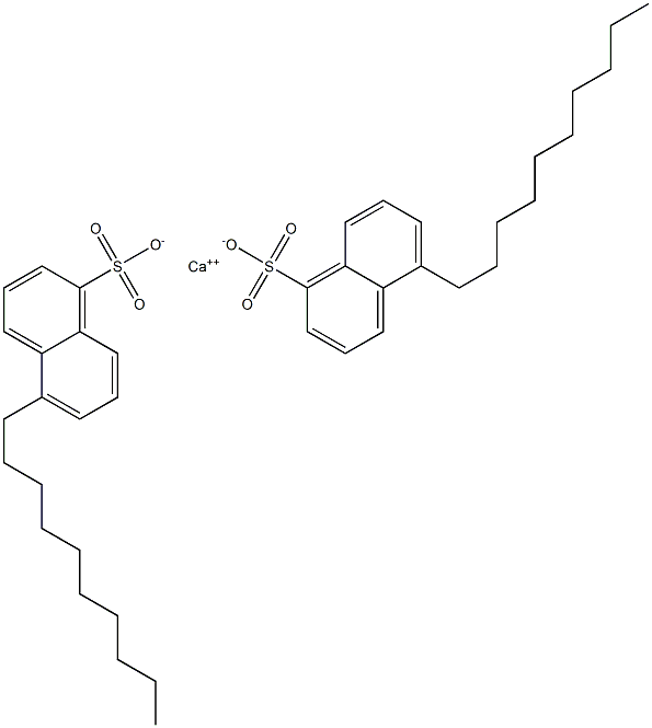 Bis(5-decyl-1-naphthalenesulfonic acid)calcium salt Struktur