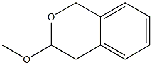 3,4-Dihydro-3-methoxy-1H-2-benzopyran Struktur