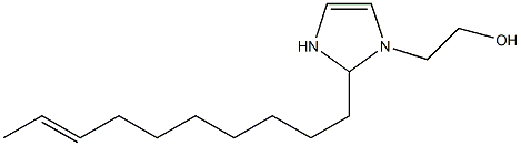 2-(8-Decenyl)-4-imidazoline-1-ethanol Struktur