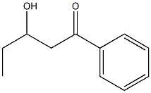 3-Hydroxy-1-phenyl-1-pentanone Struktur