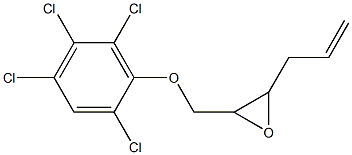 2,4,5,6-Tetrachlorophenyl 3-allylglycidyl ether Struktur