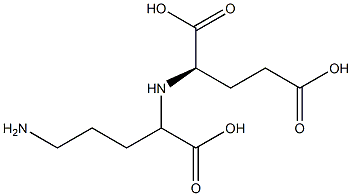 N-(4-Amino-1-carboxybutyl)-D-glutamic acid Struktur