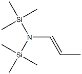 [(E)-1-Propenyl]bis(trimethylsilyl)amine Struktur