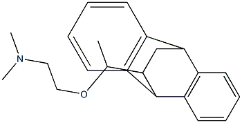 2-[1-(9,10-Dihydro-9,10-ethanoanthracen-11-yl)ethoxy]-N,N-dimethylethanamine Struktur