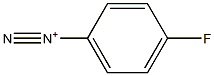 4-Fluorobenzenediazonium Struktur