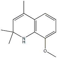 2,2,4-Trimethyl-8-methoxy-1,2-dihydroquinoline Struktur