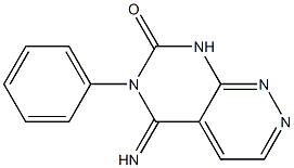 5-Imino-6-phenyl-5,6-dihydropyrimido[4,5-c]pyridazin-7(8H)-one Struktur