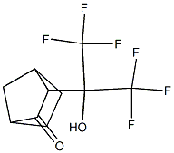 3-[2,2,2-Trifluoro-1-hydroxy-1-(trifluoromethyl)ethyl]-2-norbornanone Struktur