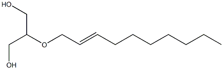 2-(2-Decenyloxy)-1,3-propanediol Struktur