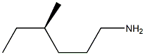 [R,(-)]-4-Methylhexylamine Struktur