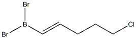 (E)-5-Chloro-1-pentenyldibromoborane Struktur