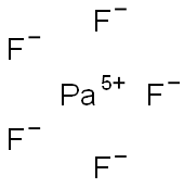 Protactinium(V)pentafluoride Struktur