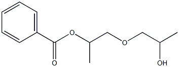 Benzoic acid 2-(2-hydroxypropoxy)-1-methylethyl ester Struktur