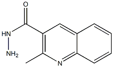 2-Methylquinoline-3-carbohydrazide Struktur