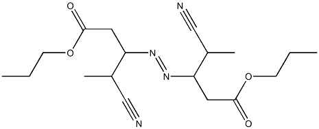 3,3'-Azobis(4-cyanovaleric acid)dipropyl ester Struktur