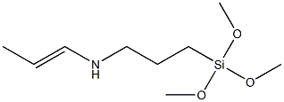 3-(Trimethoxysilyl)-N-(1-propenyl)propan-1-amine Struktur