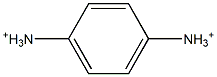 1,4-Diammoniobenzene Struktur