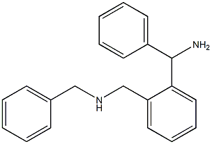 2-[(Amino)(phenyl)methyl]-N-benzylbenzenemethanamine Struktur