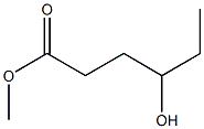 4-Hydroxyhexanoic acid methyl ester Struktur