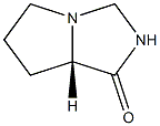 (7aS)-2,3,5,6,7,7a-Hexahydro-1H-pyrrolo[1,2-c]imidazol-1-one Struktur