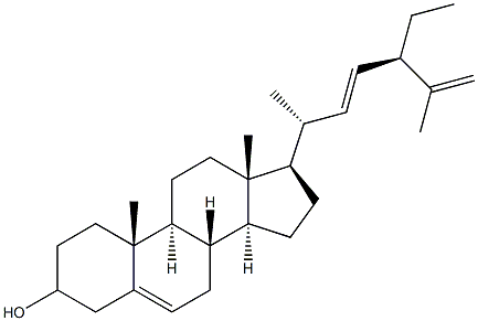 Stigmasta-5,22,25-trien-3-ol Struktur