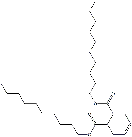 4-Cyclohexene-1,2-dicarboxylic acid didecyl ester Struktur