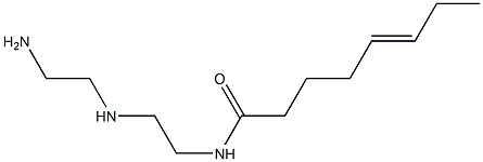 N-[2-[(2-Aminoethyl)amino]ethyl]-5-octenamide Struktur