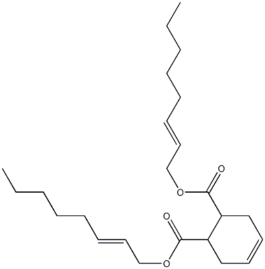 4-Cyclohexene-1,2-dicarboxylic acid bis(2-octenyl) ester Struktur