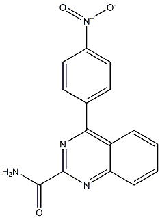 4-(4-Nitrophenyl)quinazoline-2-carboxamide Struktur