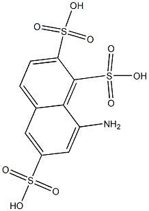 8-Amino-1,2,6-naphthalenetrisulfonic acid Struktur