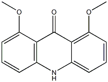 1,8-Dimethoxyacridin-9(10H)-one Struktur