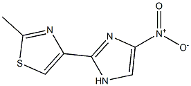 2-(2-Methylthiazol-4-yl)-4-nitro-1H-imidazole Struktur