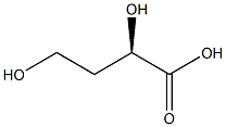 [R,(+)]-2,4-Dihydroxybutyric acid Struktur