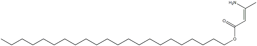 3-Aminocrotonic acid docosyl ester Struktur