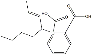 (-)-Phthalic acid hydrogen 1-[(R)-2-octene-4-yl] ester Struktur