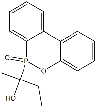 6-(1-Hydroxy-1-methylpropyl)-6H-dibenz[c,e][1,2]oxaphosphorin 6-oxide Struktur