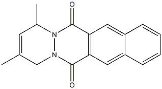 1,3-Dimethyl-1,4-dihydrobenzo[g]pyridazino[1,2-b]phthalazine-6,13-dione Struktur