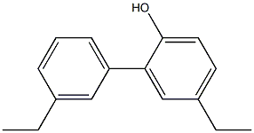 3',5-Diethylbiphenyl-2-ol Struktur