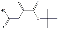 2-Methylenesuccinic acid hydrogen 1-tert-butyl ester Struktur