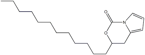 3,4-Dihydro-3-dodecylpyrrolo[1,2-c][1,3]oxazin-1-one Struktur