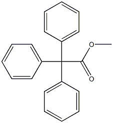 Triphenylacetic acid methyl ester Struktur