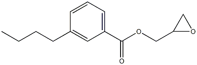 3-Butylbenzoic acid glycidyl ester Struktur