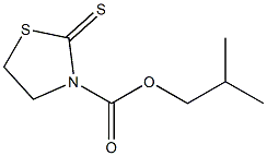 2-Thioxothiazolidine-3-carboxylic acid isobutyl ester Struktur