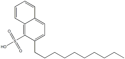 2-Decyl-1-naphthalenesulfonic acid Struktur