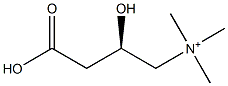 [(2R)-2-Hydroxy-3-carboxypropyl]trimethylammonium Struktur