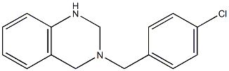 3-(4-Chlorobenzyl)-1,2,3,4-tetrahydroquinazoline Struktur